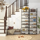 Luxury Inox Vertical Shoes Rack 27 pairs 9 Shelves-Neverdie Store