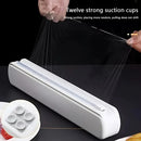 Adjustable Pvc Film Cutter, Disposable Dispenser with Adhesive Suction Cup Sealer
