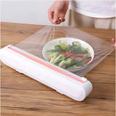 Adjustable Pvc Film Cutter, Disposable Dispenser with Adhesive Suction Cup Sealer