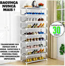 Luxury Inox Vertical Shoes Rack 27 pairs 9 Shelves-Neverdie Store