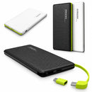 Power Bank 10000mAh Portátil Carregamento Rápido Compacto Leve Bateria Externa Para Celular Emergência