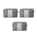 Organizador Guarda Roupa Com Proteção Mofo Ácaros Saco Armazenamento Roupas Cama Material Sustentável