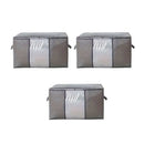 Organizador Guarda Roupa Com Proteção Mofo Ácaros Saco Armazenamento Roupas Cama Material Sustentável