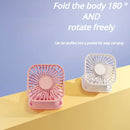 CoolFlex 3 em 1 – Mini Ventilador Portátil Dobrável USB com Suporte e Alça de Pescoço
