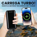 Power Bank 20000mAh Agod LCD Turbo, Compatível iPhone Android, 2 Saídas USB