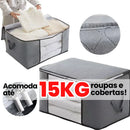 Organizador Guarda Roupa Com Proteção Mofo Ácaros Saco Armazenamento Roupas Cama Material Sustentável