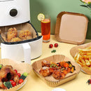 50/100/200Pcs Air Fryer Baking Paper Non-Stick Airfryer Baking Papers Round Air-Fryer Paper Liners Paper Kitchen Accessories