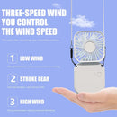 CoolFlex 3 em 1 – Mini Ventilador Portátil Dobrável USB com Suporte e Alça de Pescoço
