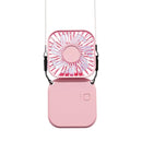 CoolFlex 3 em 1 – Mini Ventilador Portátil Dobrável USB com Suporte e Alça de Pescoço