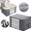 Organizador Guarda Roupa Com Proteção Mofo Ácaros Saco Armazenamento Roupas Cama Material Sustentável
