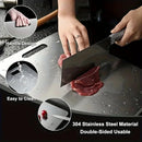 Stainless Steel Cutting Board 304: 46cm, Antibacterial and Mildew Proof-Ideal for Kitchen