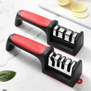 3 Segment Kitchen Knife Sharpener Multifunctional Hand Held Sharpening Tool Household Three-purpose Whetstone for Kitchen Knives