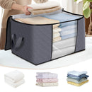 Organizador Guarda Roupa Com Proteção Mofo Ácaros Saco Armazenamento Roupas Cama Material Sustentável