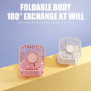 CoolFlex 3 em 1 – Mini Ventilador Portátil Dobrável USB com Suporte e Alça de Pescoço