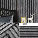 Home Decor Wall Sticker 5M, Waterproof Striped Grille Self-Adhesive Wallpaper for Bedroom Living Room TV