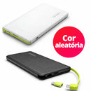 Power Bank 10000mAh Portátil Carregamento Rápido Compacto Leve Bateria Externa Para Celular Emergência