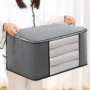 Organizador Guarda Roupa Com Proteção Mofo Ácaros Saco Armazenamento Roupas Cama Material Sustentável